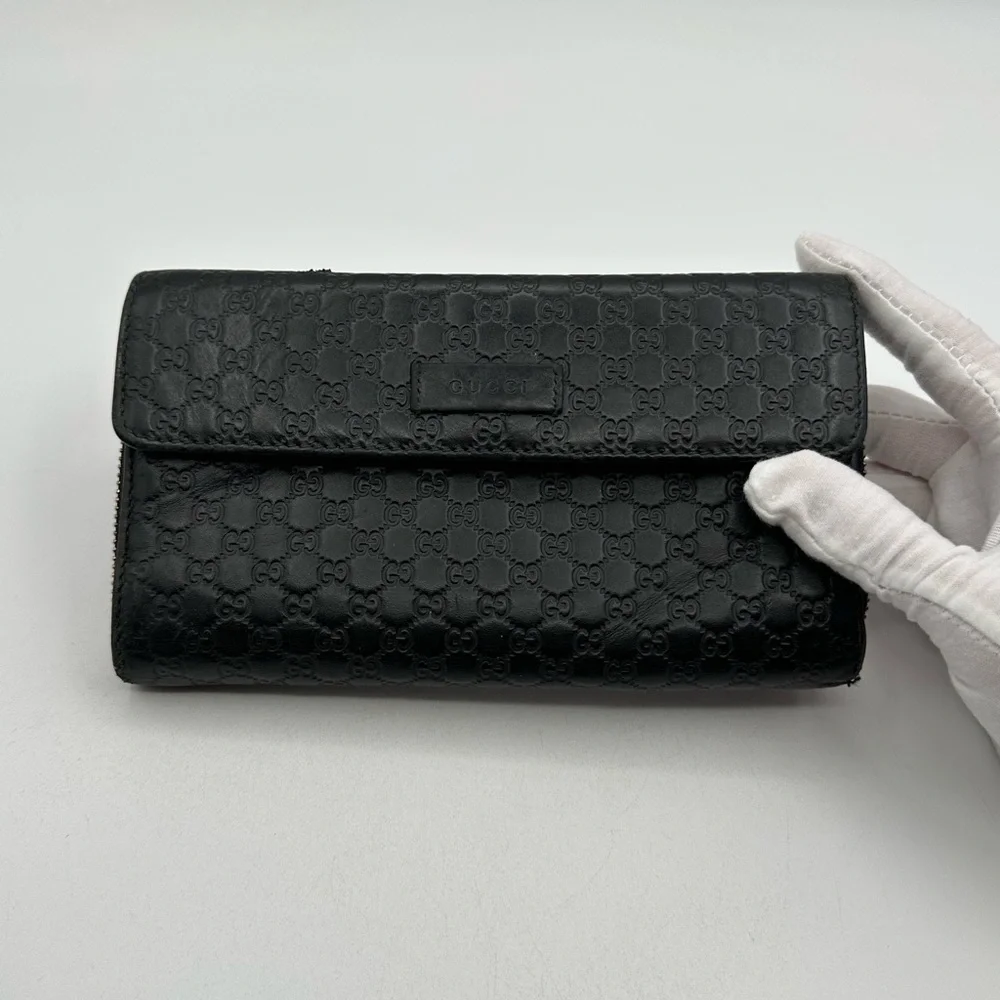 Gucci Micro Guccissima Large Wallet - Picture 2 of 15